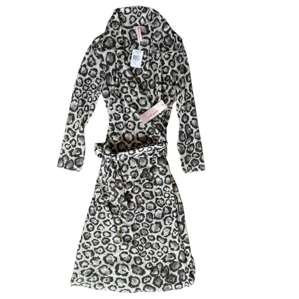 Sweet Pea by Stacy Frati Leopard Print Wrap Dress – Size Medium